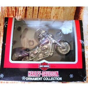 Harley Davidson Ornament Collection Motorcycle Christmas‎ 2001 New in Box